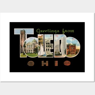 Greetings from Toledo Ohio Posters and Art